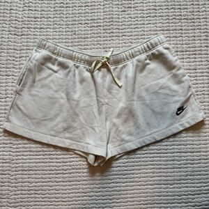 Nike Women's Off-White Athletic Shorts